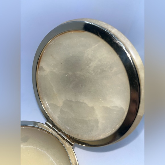 Vintage Italy Alabaster Trinket Box - Picture 12 of 12